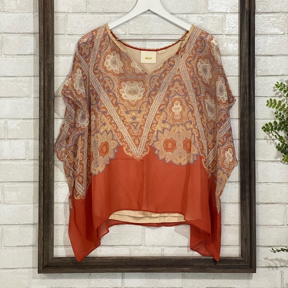Anthropologie Tops - Maeve | Silk Nalina Paisley Blouse